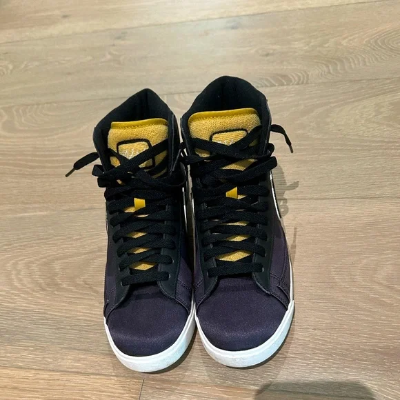 Nike women’s blazer mid premium black wheat size 7.5 - Picture 4 of 7